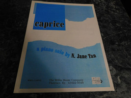 Caprice Piano Solo by N Jane Tan - £2.35 GBP