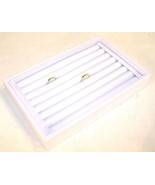 2 LIGHT GREY COLOR SMALL RING TRAY DISPLAY BOX counter  boxes rings disp... - $16.93 CAD