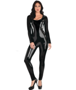 Liquid Black Catsuit Women&#39;s Costume Sexy Dancer Unitard Adult Jumpsuit - $40.40 CAD