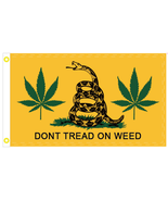 Don&#39;t Tread On Cannabis 3&#39;X5&#39; Flag ROUGH TEX® 100D - $24.98