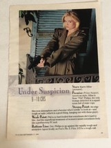 Under Suspicion Tv Show Print Ad Karen Sillas Tpa15 - £4.66 GBP