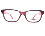 Vogue Brille Rahmen VO2787 2061 Durchsichtig Rosa Cat Eye Voll Felge 53-... - $55.73