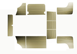 For Vw T2 Bus Interior Side Panel Set 10 Pcs Beige 08-1970 - 1979 Late Style - $564.20