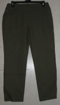 NEW WOMENS Ruby Rd. GREEN PULL ON PANT W/ POCKETS   SIZE 14P - £25.89 GBP