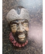 Hand Painted Chalkware Head Wall Plaque The Himalayan - $40.73 CAD