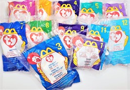 McDonald&#39;s 1998 Ty Beanie Babies-Set Of 10 Out Of 12 W/Bonus Substitutions  - £22.34 GBP