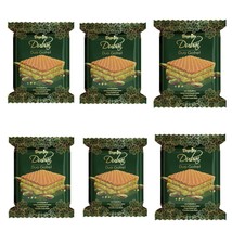 6 Pieces Premium Dubai Pistachio Kataifi Chocolate Duo Wafer Free Ship - $64.47