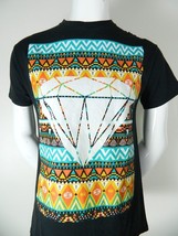 Mens Hybrid White Diamond Aztec Graphic Print Short Sleeve Cotton T Shir... - £10.91 GBP