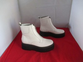 Marc Fisher LTD Prisco Leather Boot $235 - Size  8 1/2 -  Ivory  -   #409 - £35.03 GBP