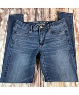 American Eagle JEGGING Womens Size 6 Blue Low Rise Jeans Denim Pants 26x... - £18.68 GBP