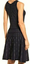 Nic + Zoe Midi Dress Sz- Ps Black Twirl Knit - £39.83 GBP