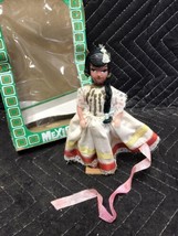 Vintage Arte Mexica Casa Flores Mexico Collectible Doll Original Box 7&quot; - £9.49 GBP