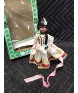 Vintage Arte Mexica Casa Flores Mexico Collectible Doll Original Box 7&quot; - $11.88