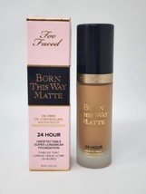 New Authentic Too Faced Born This Way Matte 24 Hour Foundation Golden 1 oz - £24.16 GBP