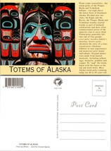 Alaska Totems Of The Tlingit, Haida and Tsimshian Native Americans VTG Postcard - £7.34 GBP