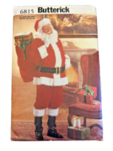 Butterick Sewing Pattern #6815 Costume Santa Claus Outfit All Sizes Uncut - $17.63