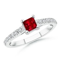 Authenticity Guarantee

ANGARA 0.57 Ct Solitaire Square Ruby Ring with Diamon... - £1,234.53 GBP