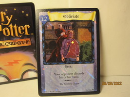 2001 Harry Potter TCG Card #14/116: Obliviate - Holo-Foil - $10.00