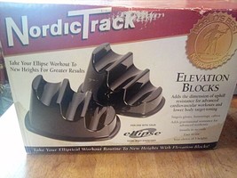 Vtg 1997 NordicTrack Elevation Blocks for Ellipse E5 E7 Original Box - £27.86 GBP