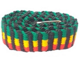 Handmade Reggae Rastafari Rasta Jamaica Belt Selassie Marley Irie ROOTS - £15.58 GBP
