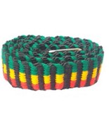 Handmade Reggae Rastafari Rasta Jamaica Belt Selassie Marley Irie ROOTS - $19.50