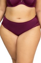 Curvy Couture 1169 Tulip Lace Hipster US SZ XL Purple Velvet - $23.76