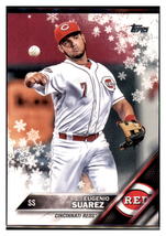 2016 Topps Holiday Eugenio Suarez  Cincinnati Reds #HMW130 Baseball card   MATV2 - £1.19 GBP