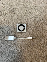 Apple iPod Shuffle 2GB Silver 4th Generation Model A1373 Full Battery, W... - $46.74