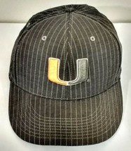 Nike University of Miami Hurricanes Canes S/M U Hat Baseball Cap Stripe ... - $386.50 MXN