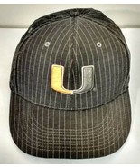 Nike University of Miami Hurricanes Canes S/M U Hat Baseball Cap Stripe ... - $20.78