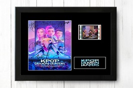 KPop Demon Hunters Cast Signed film cell display 35mm Memorabilia + COA - $239.51 MXN+