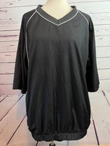 FootJoy FJ Windbreaker Pullover size XL Extra Large Black long sleeve Go... - $29.22
