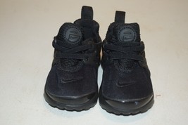 Nike Little Presto Toddler&#39;s Size 5C Shoes Sneakers Triple Black 844767-003 - £27.18 GBP