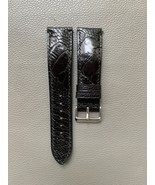 Black Genuine Ostrich Leather Watch Strap Band Custom Size 16 17 18 19 2... - $48.00