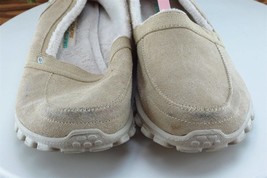 SKECHERS Size 8.5 M Beige Walking Shoes Leather Women 226447 - £13.38 GBP