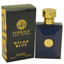 Versace Pour Homme Dylan Blue Cologne 1.7 Oz Eau De Toilette Spray  - £48.68 GBP