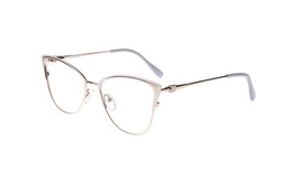 NEW Jo Noella Eyewear JN-3031 White &amp; Gold Eyeglasses 54/16/140 - $69.25