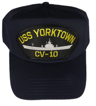 Uss Yorktown CV-10 Hat Cap Usn Navy Ship Essex Class Aircraft Carrier - £14.07 GBP