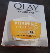 Olay Regenerist Vitamin C + Pectide 24 Max 2X Peptides Vitamin B3 1.7oz (J3) - £15.38 GBP