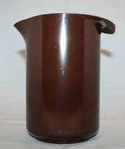 Vintage Rosti Denmark 1L  Melamine Brown Pitcher Vase Mid Century Danish... - $32.55