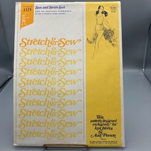 UNCUT Vintage Sewing PATTERN Stretch and Sew 1325 by Ann Person, Ladies ... - £21.91 GBP