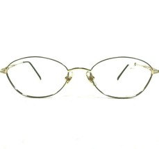 Laura Ashley Eyeglasses Frames RUBY FROSTED MOCHA Gold Round Oval 51-18-140 - $27.84