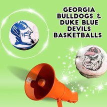 Georgia Bulldogs &amp; Duke Basketballs Collegiate Sports - £18.24 GBP