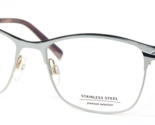 LOOK &amp; FEEL BI 8293 4 Paloma Blanco / Oro Gafas 53-16-135mm&quot; Leer &quot; - $46.80