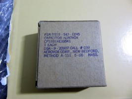 Military Specifications AEROVOX Capacitor 1 Uf 400VDC - $16.01