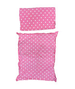 Pottery Barn Kids Hot Pink Polka Dot Twin Duvet &amp; One Standard Sham Set 2pc - $27.44 CAD