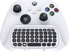 Fyoung Keyboard For Xbox Series X/S Controller, For Xbox One/S/Controller, White - $39.99