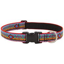 Lupine Dog Collar 1" Wide El Paso Design adjusts 16-28" Long - $26.09