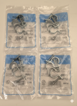 Lot of 4 Halex EMT 1/2&quot; One Hole Speed Thread Strap Zinc Steel with Scre... - €8,68 EUR