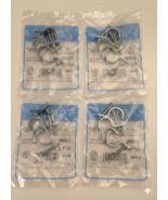 Lot of 4 Halex EMT 1/2&quot; One Hole Speed Thread Strap Zinc Steel with Scre... - $183.44 MXN